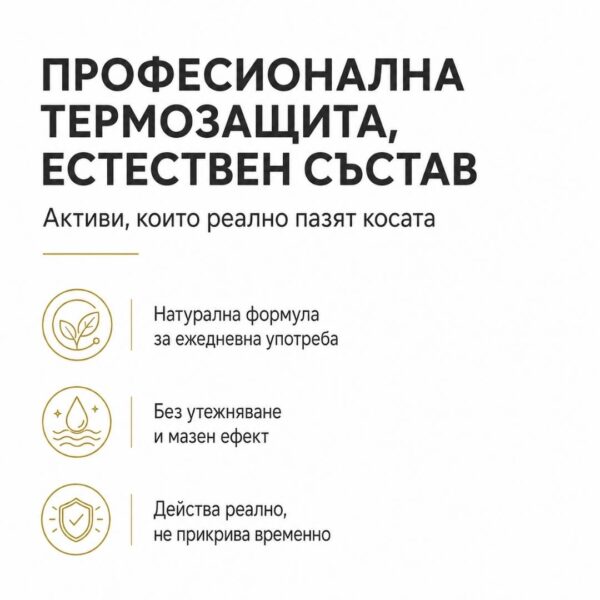 Термозащитен спрей Kalianto с натурална формула за косата