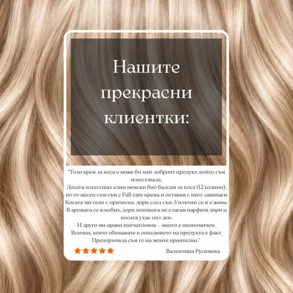 Мнение и отзив за крем за коса без отмиване Калианто
