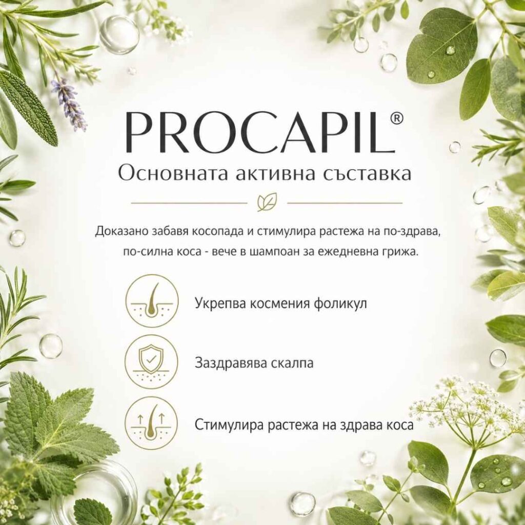 Шампоан против косопад Kalianto с Procapil за ежедневна грижа