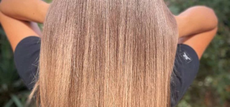 Жена с красива коса с продуктите на Калианто